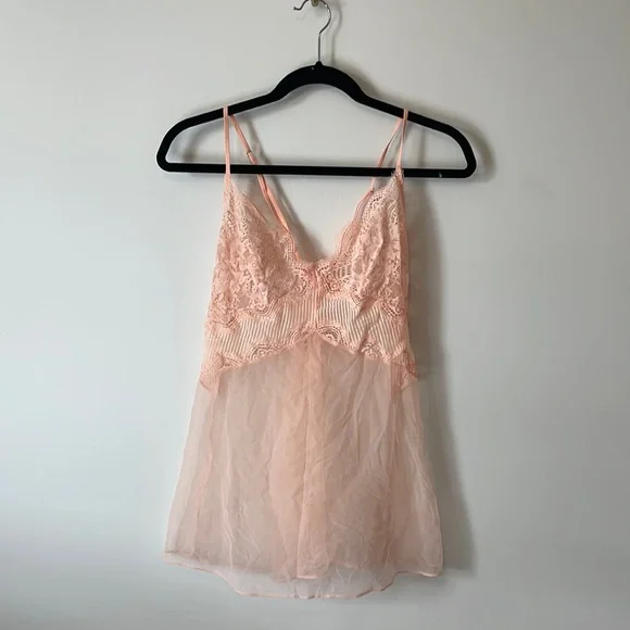 strapless open back dress Victoria's Secret Pink Lace Detailed Slip Dress – Bomb Bayb Co